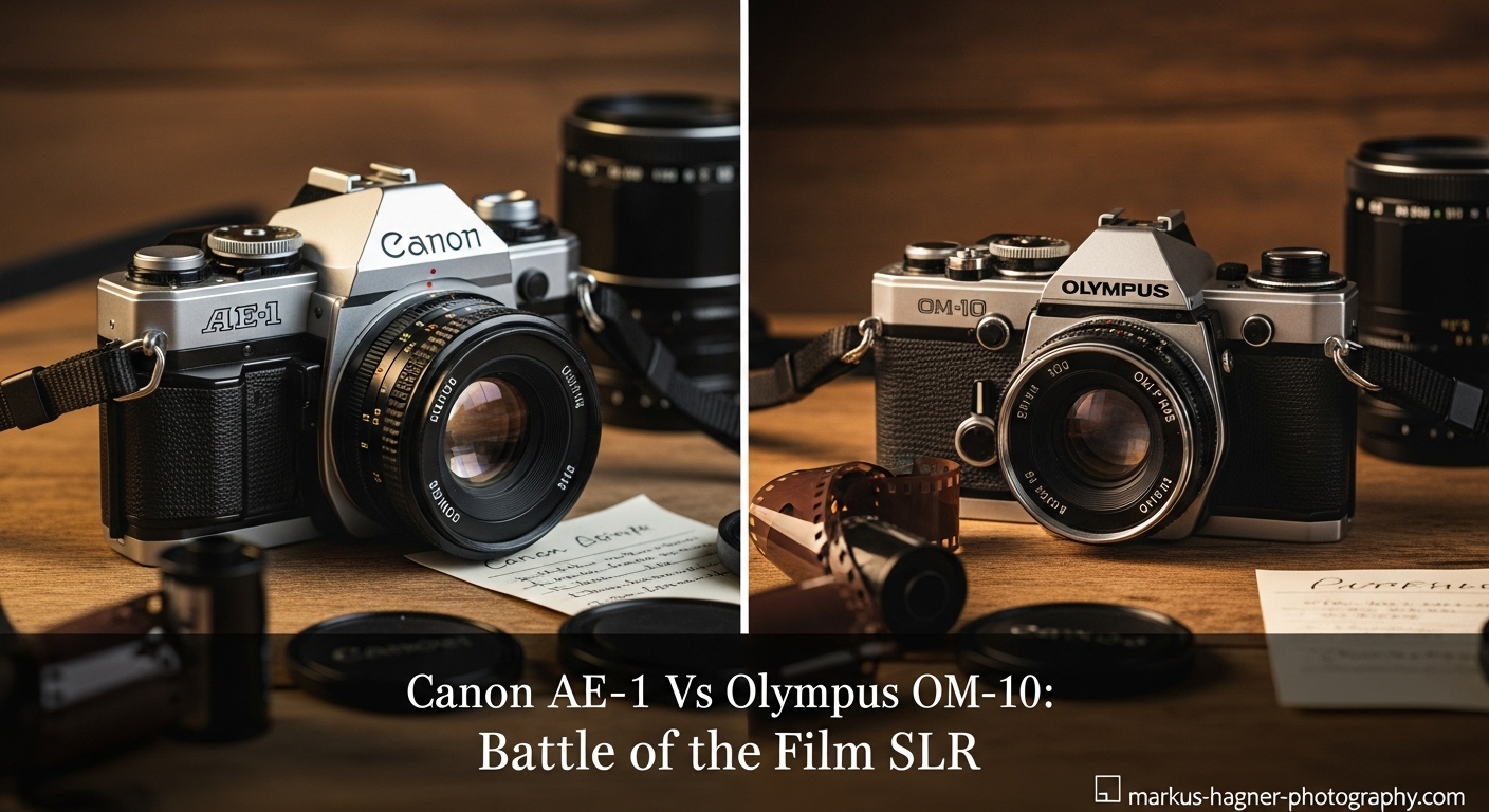 Canon AE-1 Vs Olympus Om 10