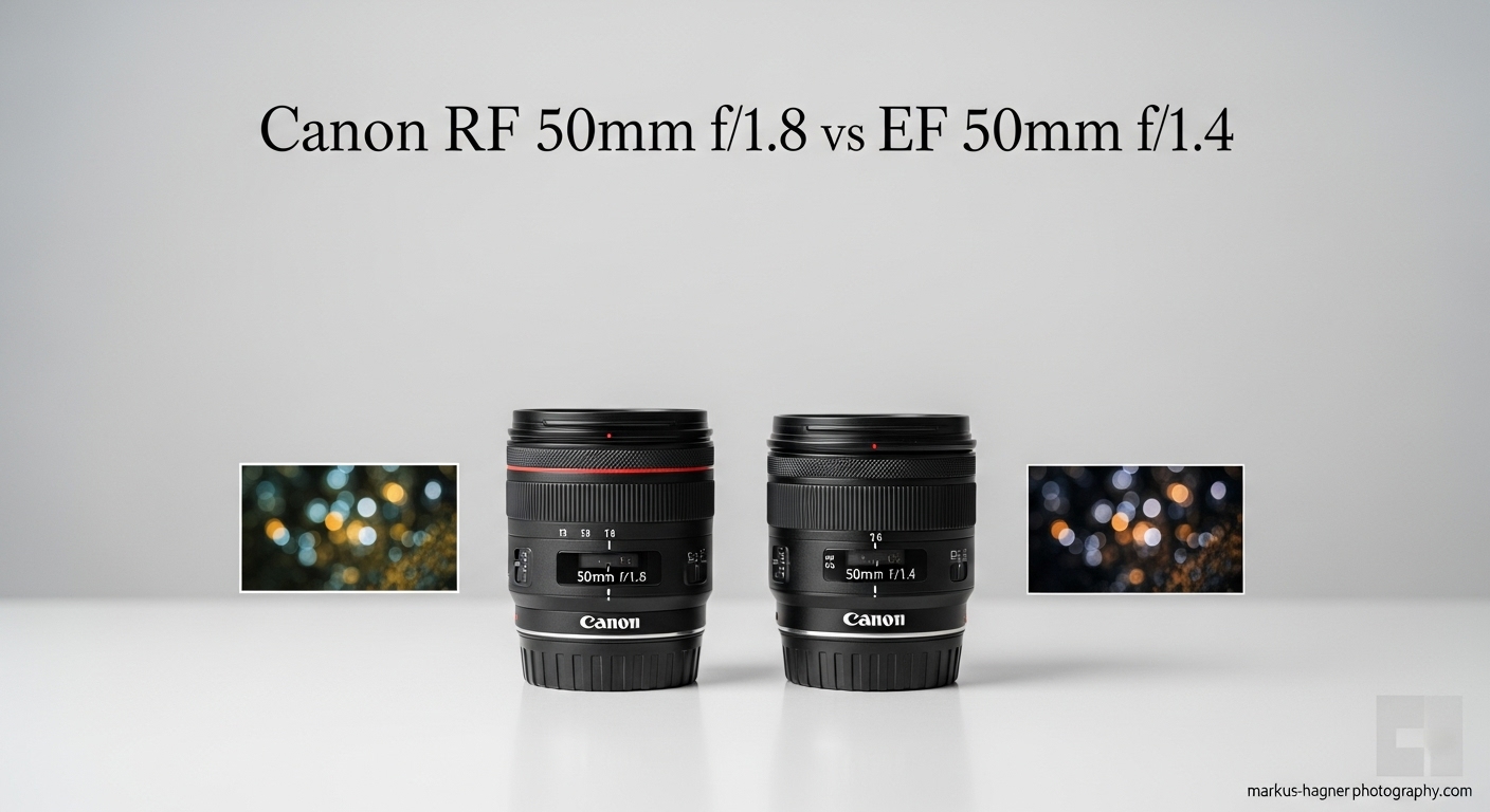 Canon RF 50mm vs EF 50mm