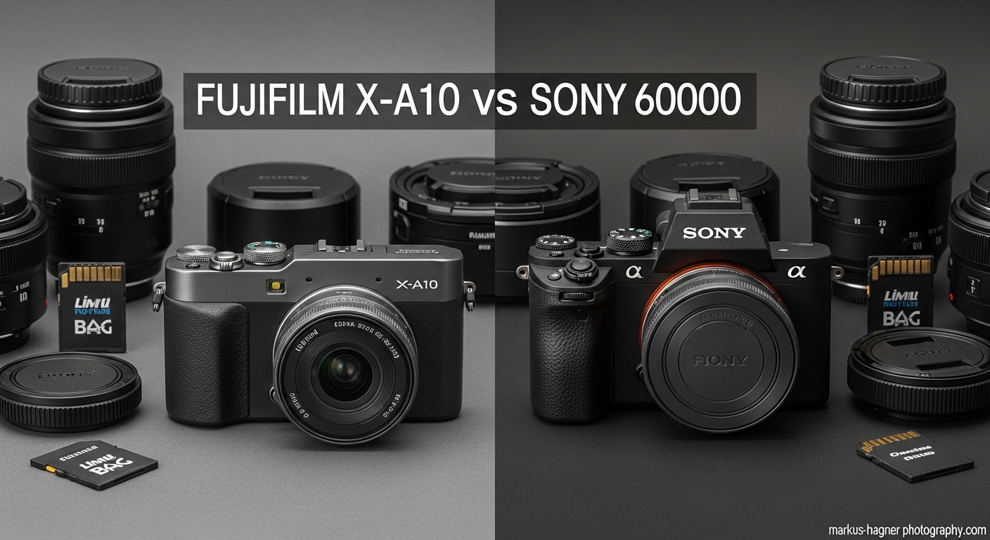 Fujifilm X-A10 vs Sony A6000
