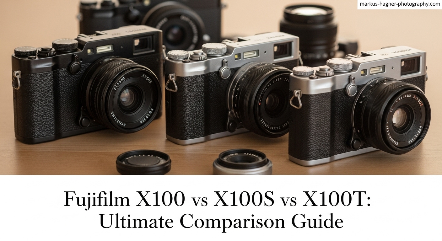 Fujifilm X100 vs X100S vs X100T