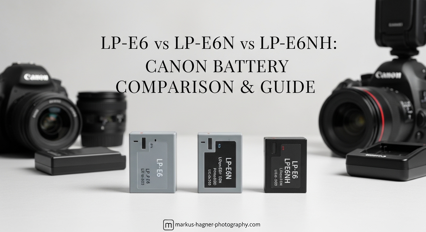 LP-E6 vs LP-E6N vs LP-E6NH