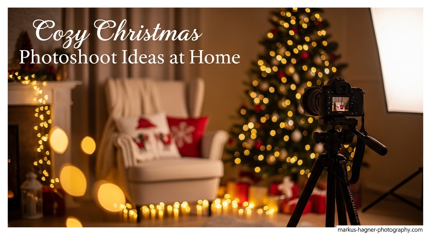 Magical Cozy Christmas Photoshoot Ideas at Home