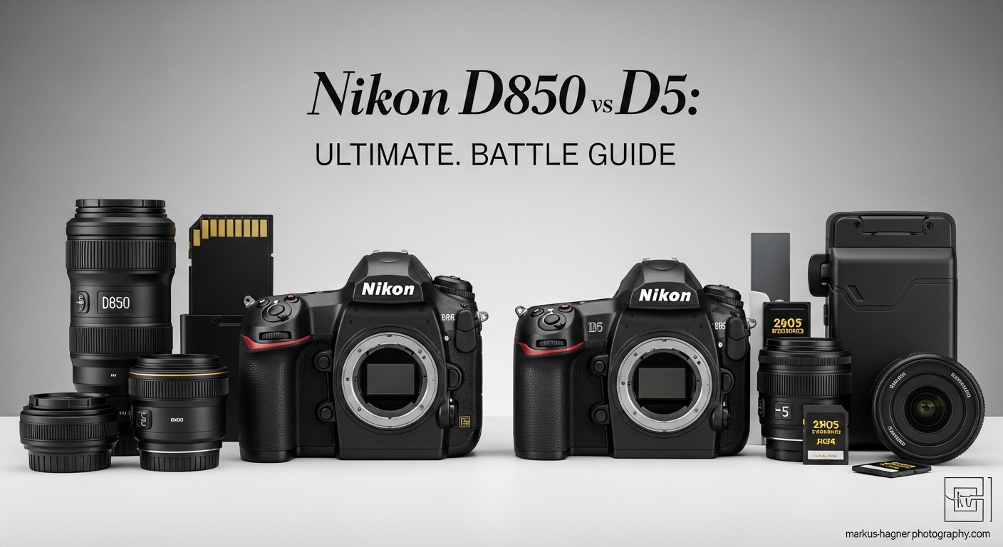 Nikon D850 vs D5