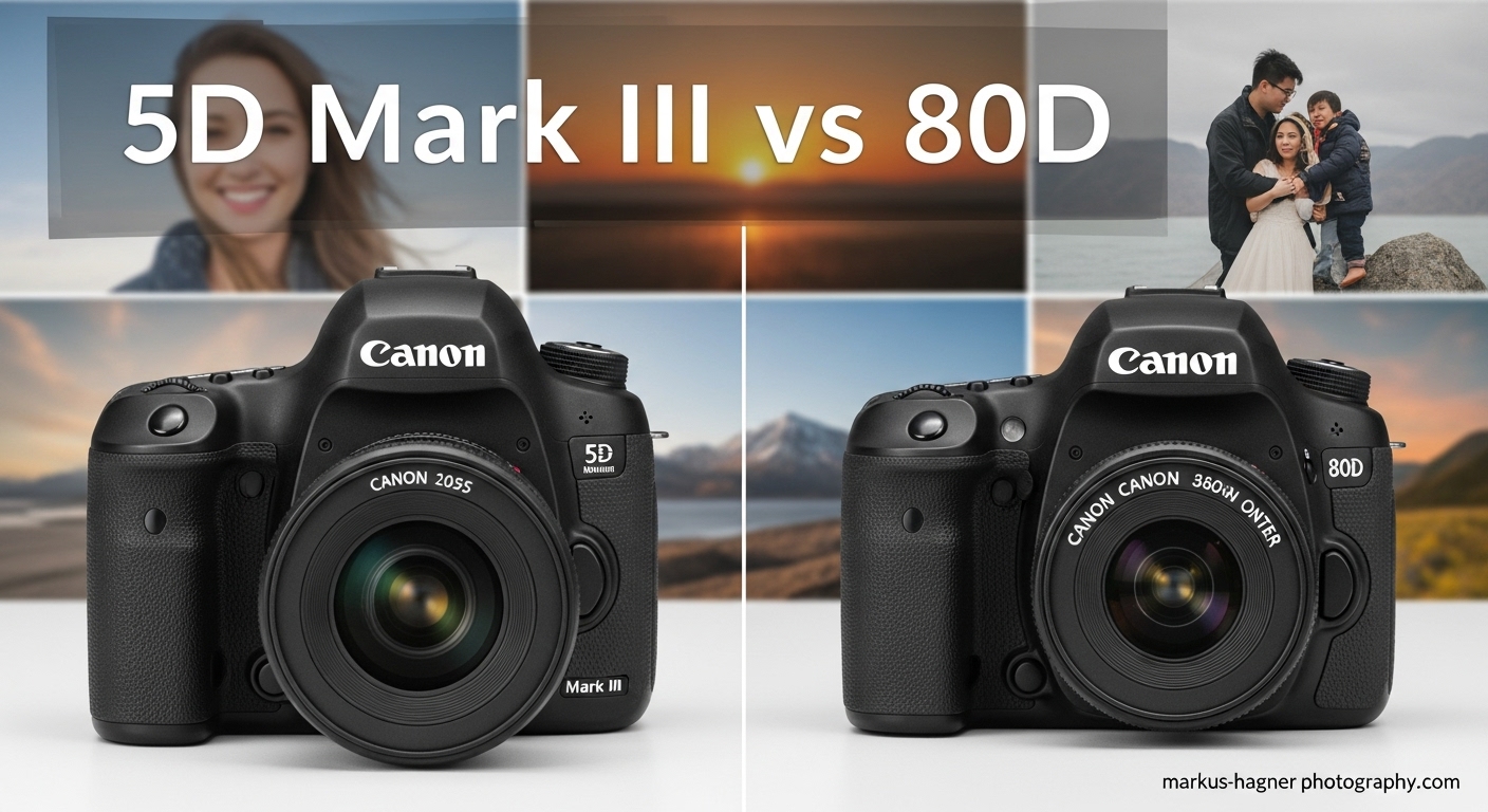 5D Mark III vs 80D