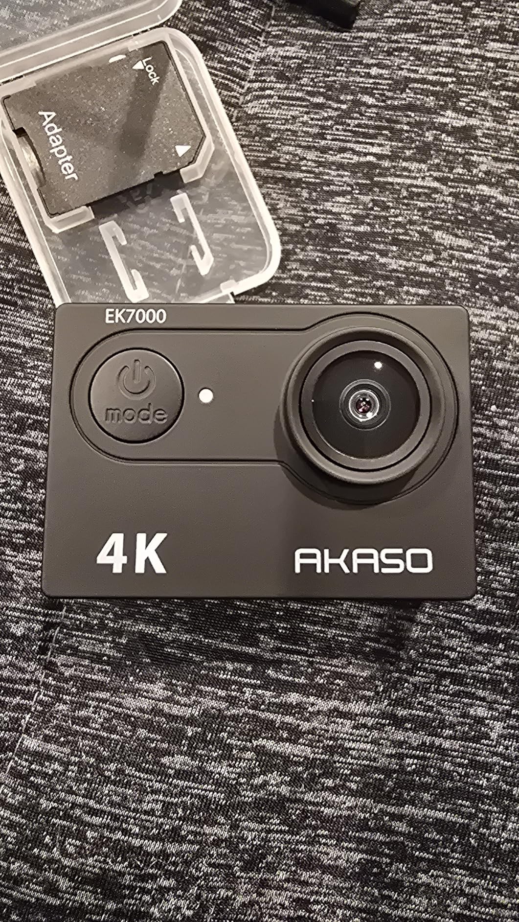 AKASO EK7000 4K30FPS 20MP WiFi Action Camera with EIS Ultra HD 131FT Waterproof Underwater Camera Remote Control 4X Zoom Support External Microphone Black - Customer Photo 1