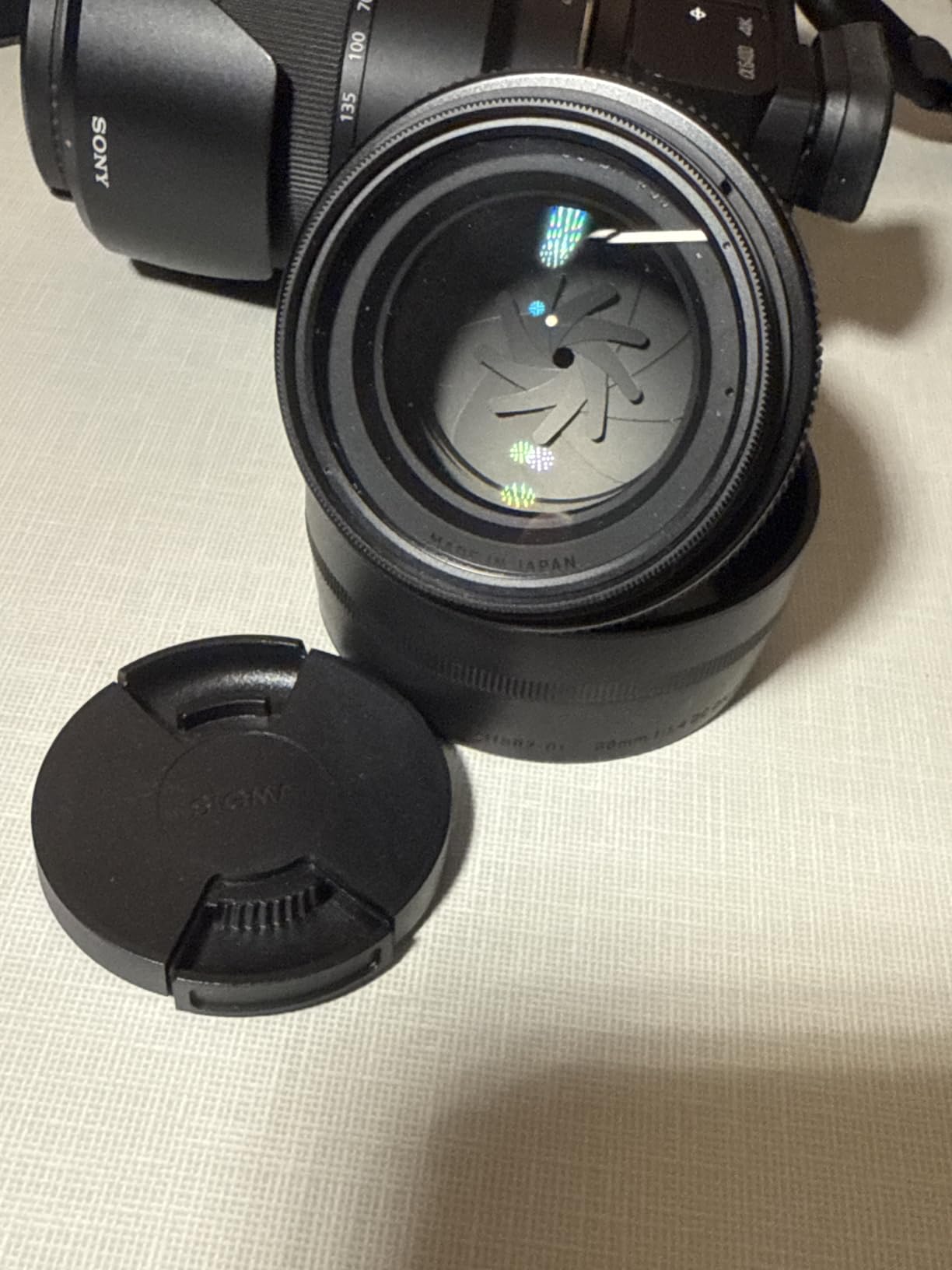 Sigma 56mm for E-Mount (Sony) Fixed Prime Camera Lens, Black (351965) - Customer Photo 1
