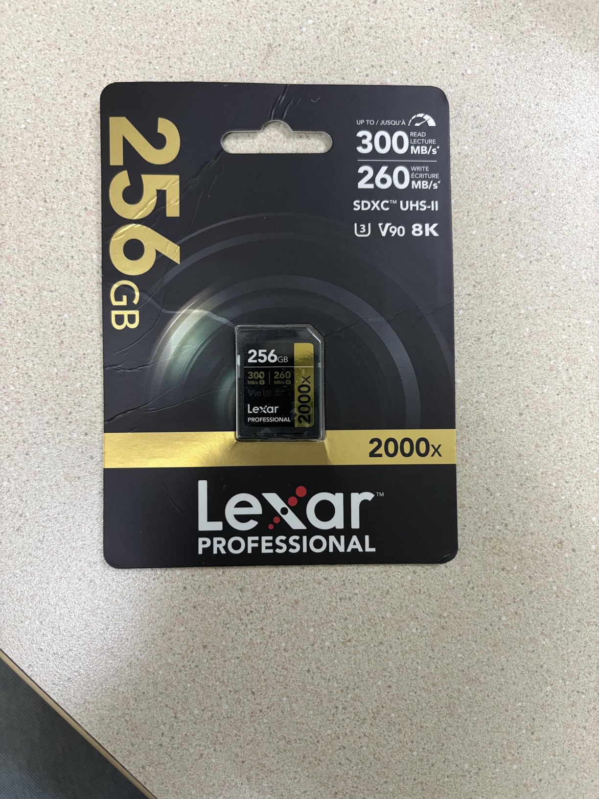 Lexar 128GB Professional 2000x SD Card, UHS-II, C10, U3, V90, Full HD, 8K, Up To 300MB/s Read SDXC Memory Card, for DSLR, Cinema-Quality Video Cameras (LSD2000128G-BNNNU) customer photo 1