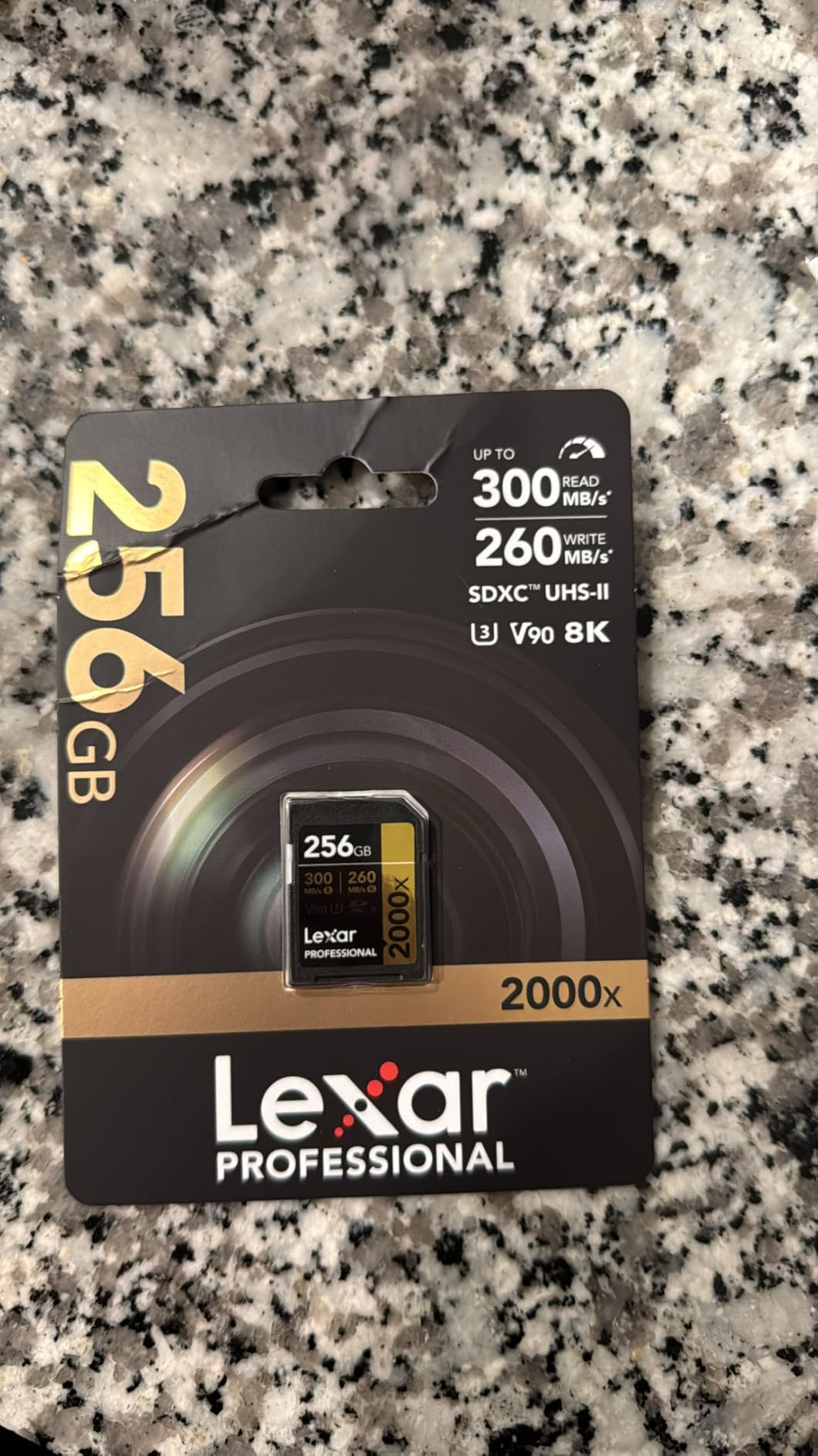 Lexar 128GB Professional 2000x SD Card, UHS-II, C10, U3, V90, Full HD, 8K, Up To 300MB/s Read SDXC Memory Card, for DSLR, Cinema-Quality Video Cameras (LSD2000128G-BNNNU) - Customer Photo 3