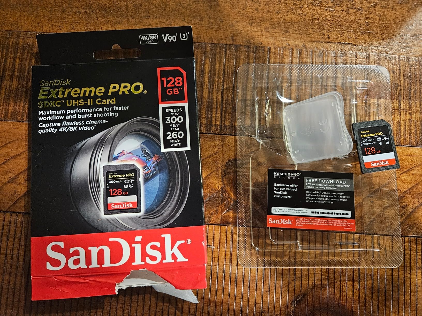SanDisk 128GB Extreme PRO SDXC UHS-II Memory Card - C10, U3, V90, 8K, 4K, Full HD Video, SD Card - SDSDXDK-128G-GN4IN - Customer Photo 2