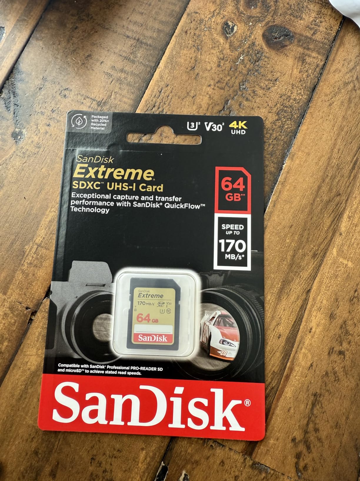 SanDisk 256GB Extreme SDXC UHS-I Memory Card - C10, U3, V30, 4K, UHD, SD Card - SDSDXVV-256G-GNCIN - Customer Photo 1