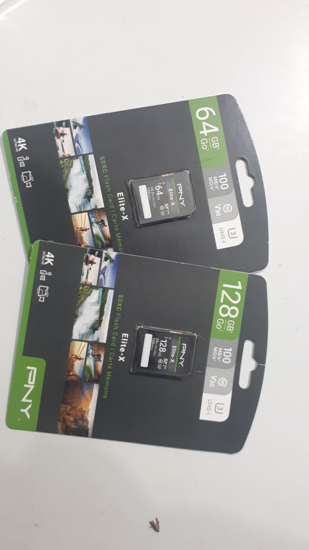 PNY 128GB Elite-X Class 10 U3 V30 SDXC Flash Memory Card - 100MB/s, Class 10, U3, V30, 4K UHD, Full HD, UHS-I, Full Size SD (Pack of 2) - Customer Photo 2