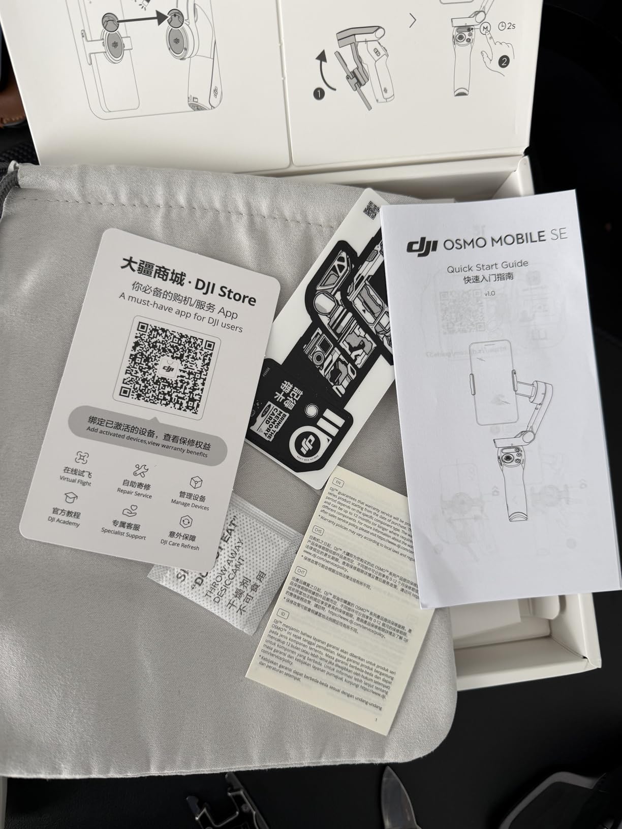 DJI Osmo Mobile SE, 3-Axis Phone Gimbal for iPhone, Android, Built-in Tripod, Selfie Stick, Gimbal Stabilizer for iphone, Andriod, ActiveTrack 6.0, Vlogging Stabilizer for Youtube, TikTok, Travel Customer Review DJI Osmo Mobile SE, 3-Axis Phone Gimbal for iPhone, Android, Built-in Tripod, Selfie Stick, Gimbal Stabilizer for iphone, Andriod, ActiveTrack 6.0, Vlogging Stabilizer for Youtube, TikTok, Travel - Customer Photo 4