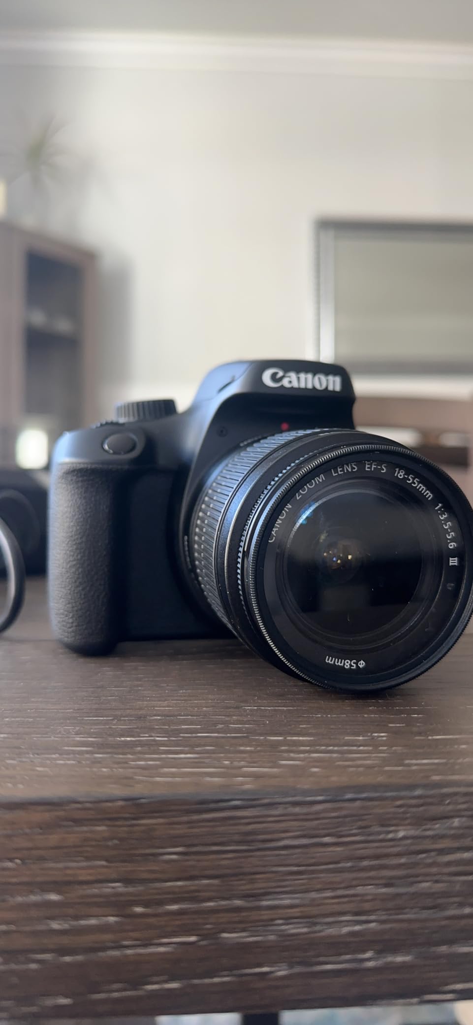 Canon EOS 4000D / Rebel T100 DSLR Camera with EF-S 18-55mm Zoom Lens + SanDisk 128GB Memory Card + Tripod + Case + Wideangle Lenses + Rtech Digital Cloth (20pc Bundle), Black (Renewed) - Customer Photo 2