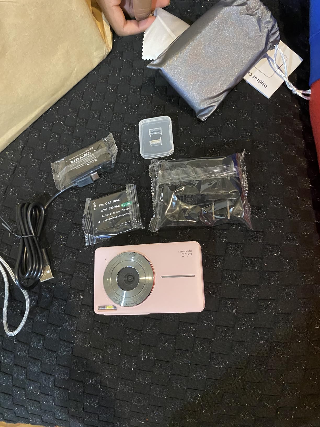 Digital Camera, FHD 1080P Digital Point and Shoot Camera with 16X Zoom Anti Shake, Compact Small Camera for Boys Girls Kids - Customer Photo 1