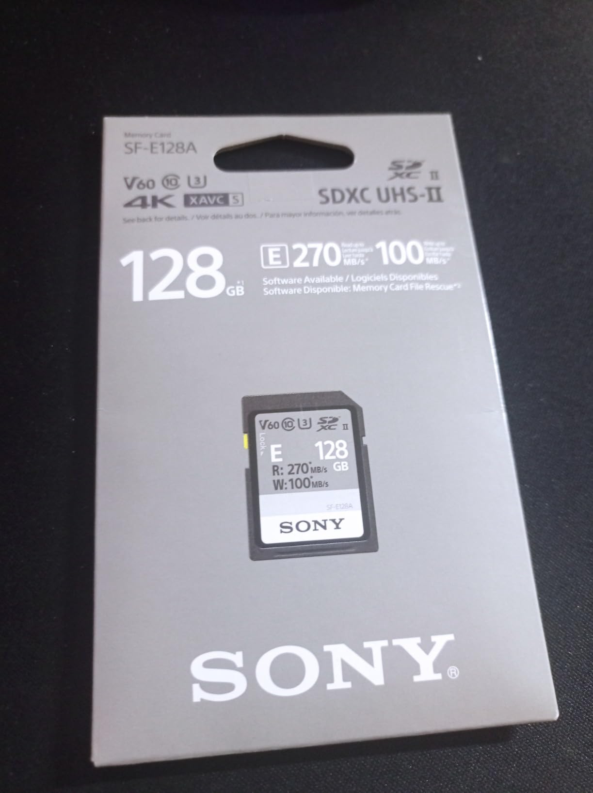 Sony 128GB E Series UHS-II SDXC Memory Card - Customer Photo 2