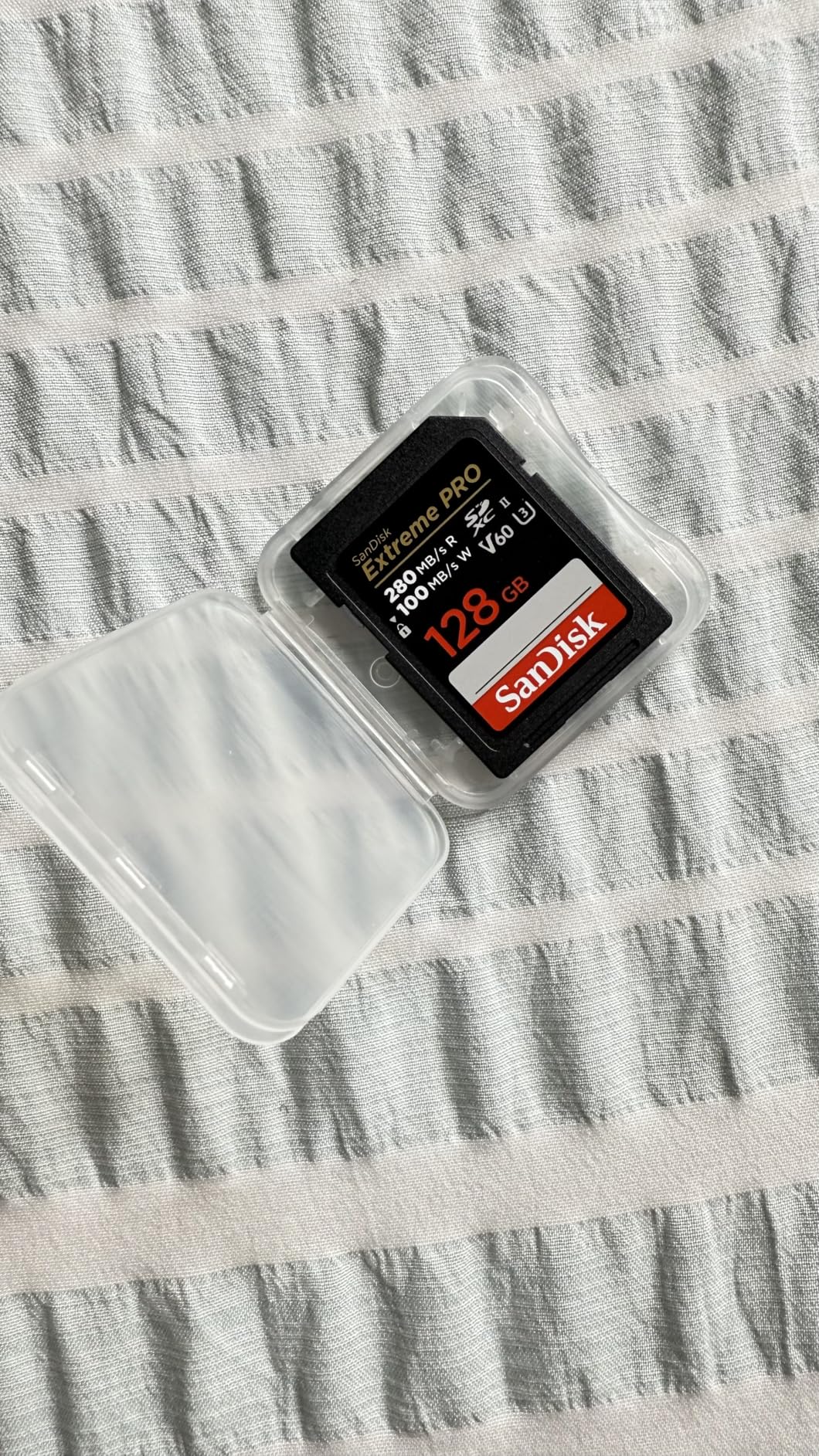 SanDisk 128GB Extreme PRO SDXC UHS-II Memory Card - C10, U3, V60, 6K, 4K UHD, SD Card - SDSDXEP-128G-GN4IN - Customer Photo 4