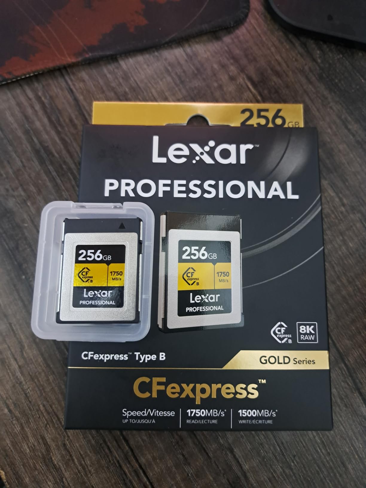 Lexar 256GB Professional CFexpress Type B Memory Card GOLD Series, Up To 1750MB/s Read, Raw 8K Video Recording, Supports PCIe 3.0 and NVMe (LCXEXPR256G-RNENG) customer photo 1