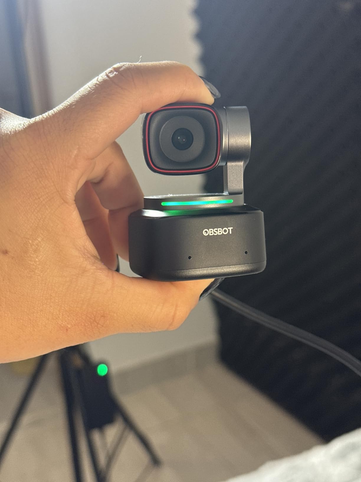 OBSBOT Tiny 2 Webcam 4K Voice Control PTZ, AI Tracking Multi-Mode & Auto Focus, Web Camera with 1/1.5