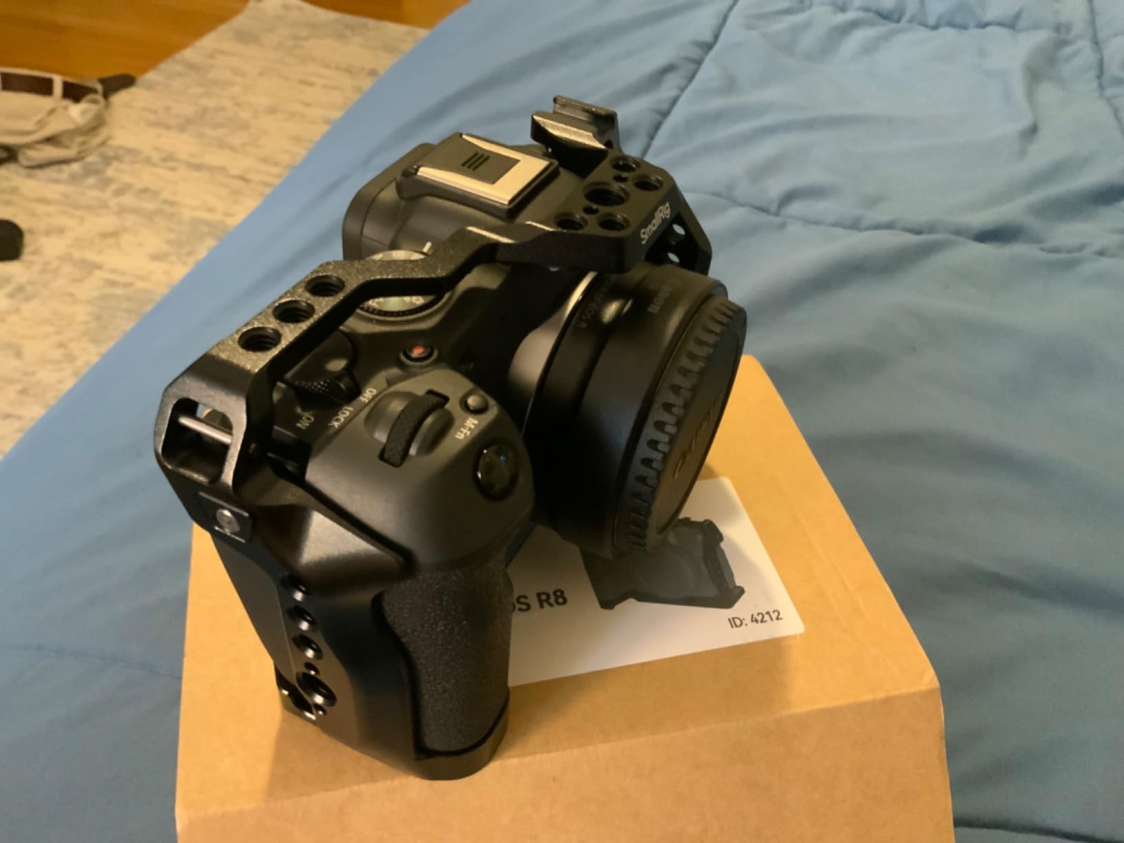 SmallRig Cage for Canon R8, Camera Cage for EOS R8 with1/4-20 Threaded Holes, 3/8