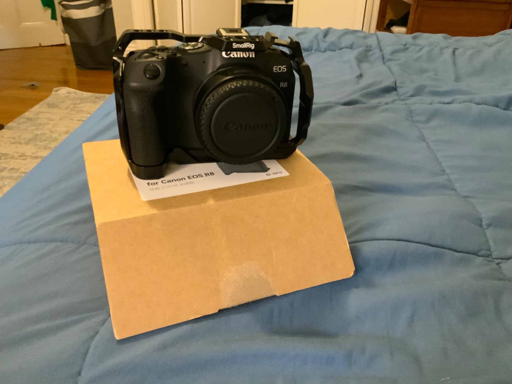 SmallRig Cage for Canon R8, Camera Cage for EOS R8 with1/4-20 Threaded Holes, 3/8