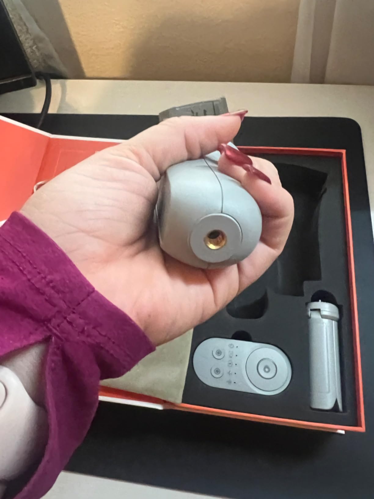 AI Sports Gimbal Kit – Auto-Tracking with Player Tracking for Team Sports, Smartphone Stabilizer for Football & Basketball, Includes Remote Control, Compatible with iPhone 16 & Android Customer Review AI Sports Gimbal Kit – Auto-Tracking with Player Tracking for Team Sports, Smartphone Stabilizer for Football & Basketball, Includes Remote Control, Compatible with iPhone 16 & Android - Customer Photo 3