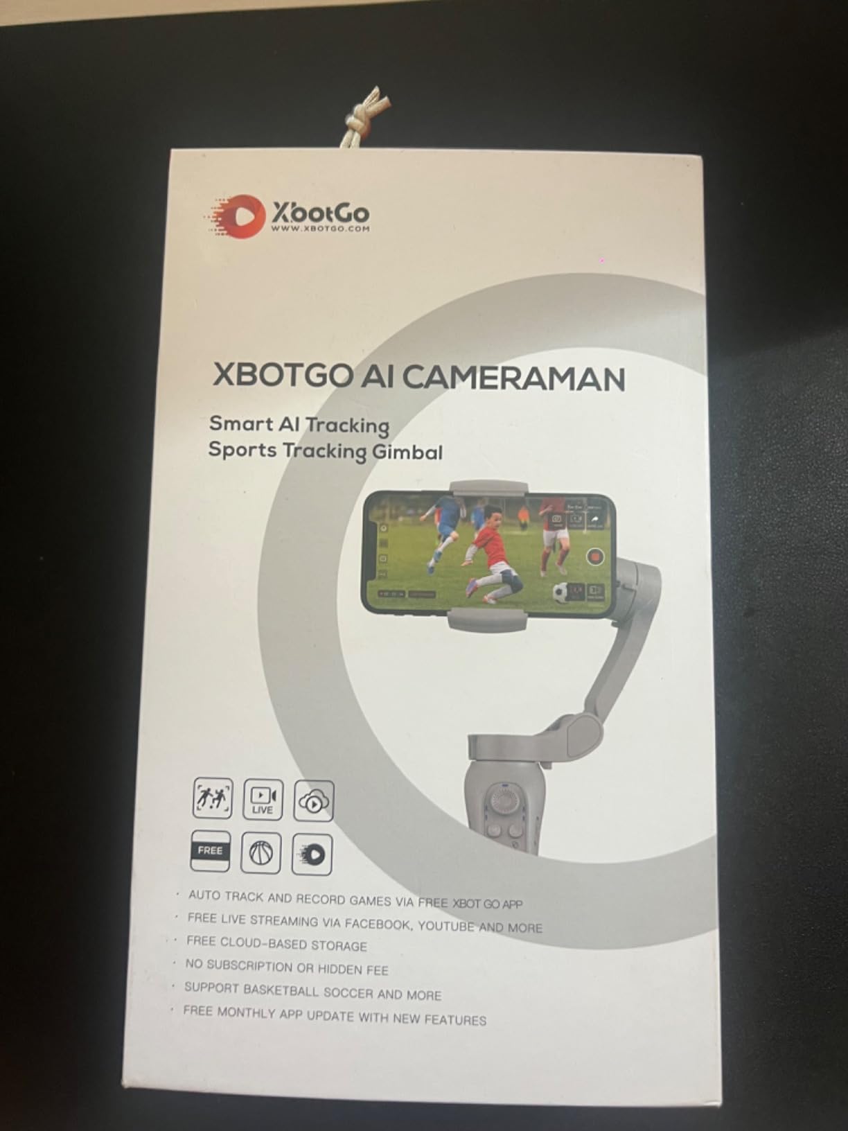 AI Sports Gimbal Kit – Auto-Tracking with Player Tracking for Team Sports, Smartphone Stabilizer for Football & Basketball, Includes Remote Control, Compatible with iPhone 16 & Android Customer Review AI Sports Gimbal Kit – Auto-Tracking with Player Tracking for Team Sports, Smartphone Stabilizer for Football & Basketball, Includes Remote Control, Compatible with iPhone 16 & Android - Customer Photo 4