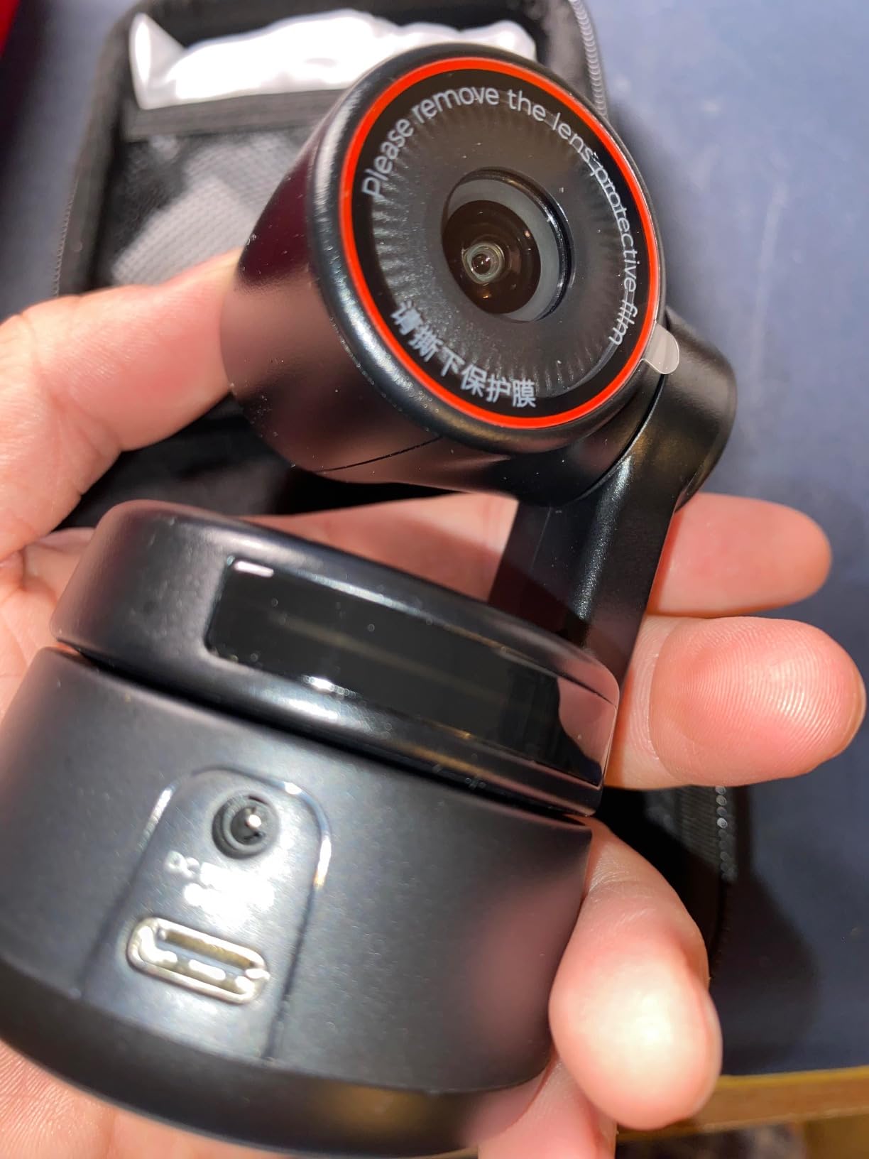 OBSBOT Tail Air NDI Streaming Camera 4K, AI Tracking PTZ Camera with Intelligent APP, Gesture Control, HDMI/USB-C/Wireless Webcam, Video Camera Live Stream for YouTube, Church, Worship, Creator, etc. customer photo 2