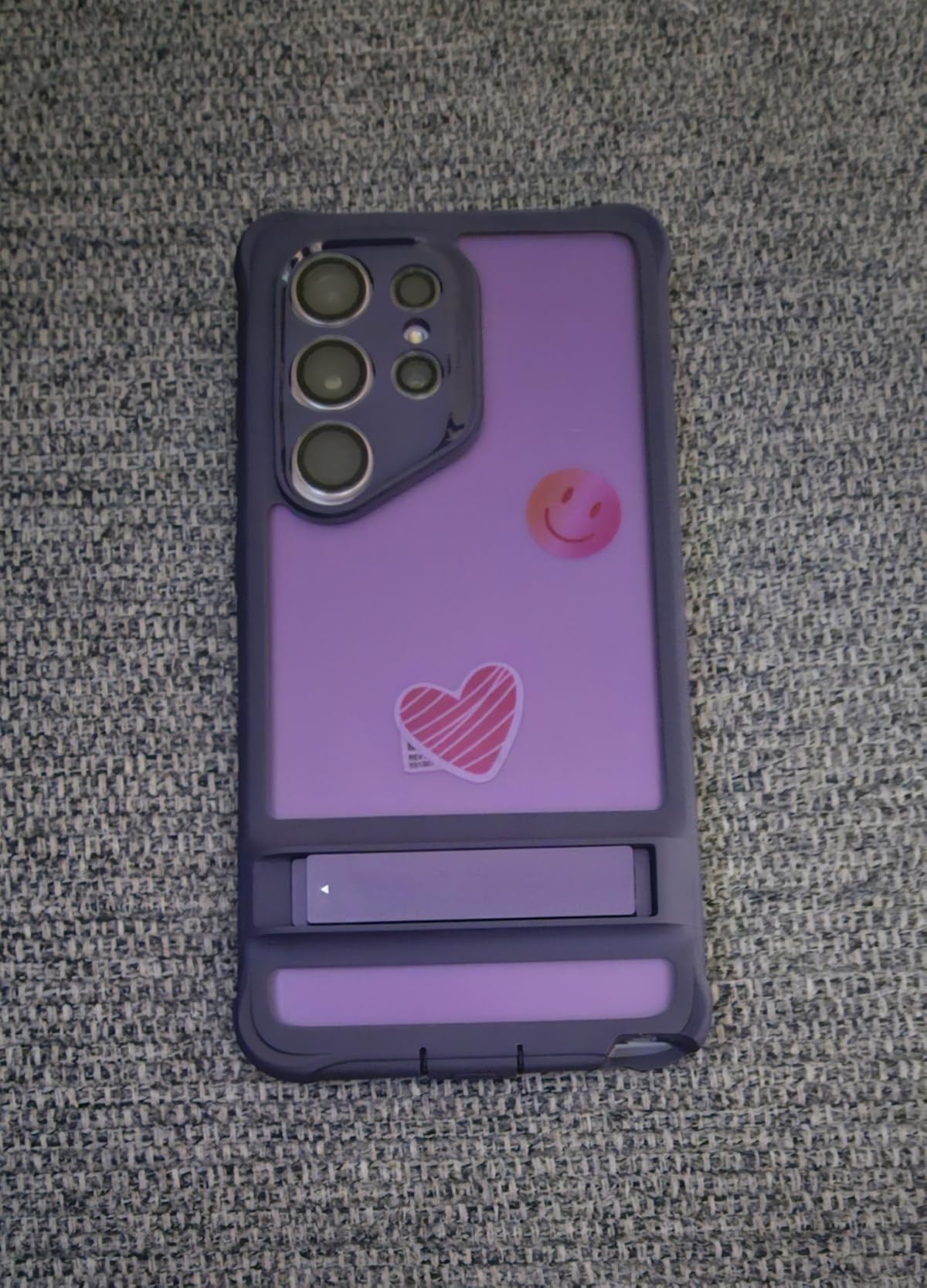 ESR for Samsung Galaxy S24 Ultra Phone Case, 3 Stand Modes Kickstand for S24 Ultra Cover, Military-Grade Drop Protection, Slim Fit, Boost Series Case, Clear - Customer Photo 1