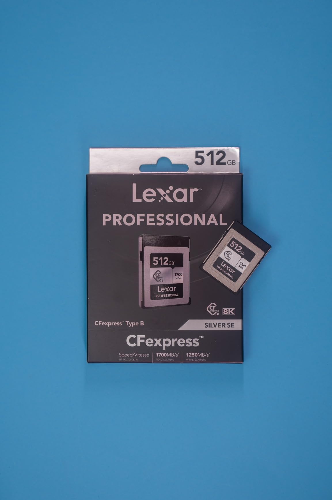 Lexar 512GB Professional Silver SE CFexpress Type B Memory Card, for Photographers, Videographers, Up to 1700/1250 MB/s, 8K Video (LCXEXSE512G-RNENU) - Customer Photo 2