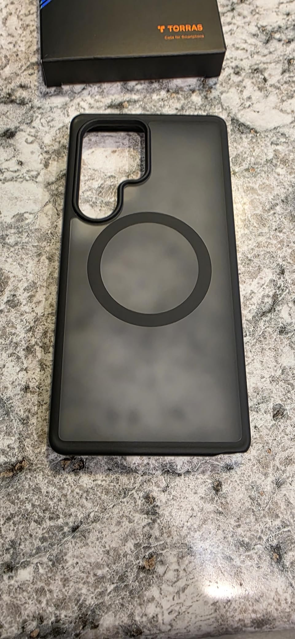 TORRAS Diamond Clear Designed for Samsung Galaxy S24 Ultra Case, 12FT Military Grade Drop Tested, Never Yellowing, Hard Back Soft Edge Slim Thin Shockproof Phone Case for Galaxy S24 Ultra 6.8