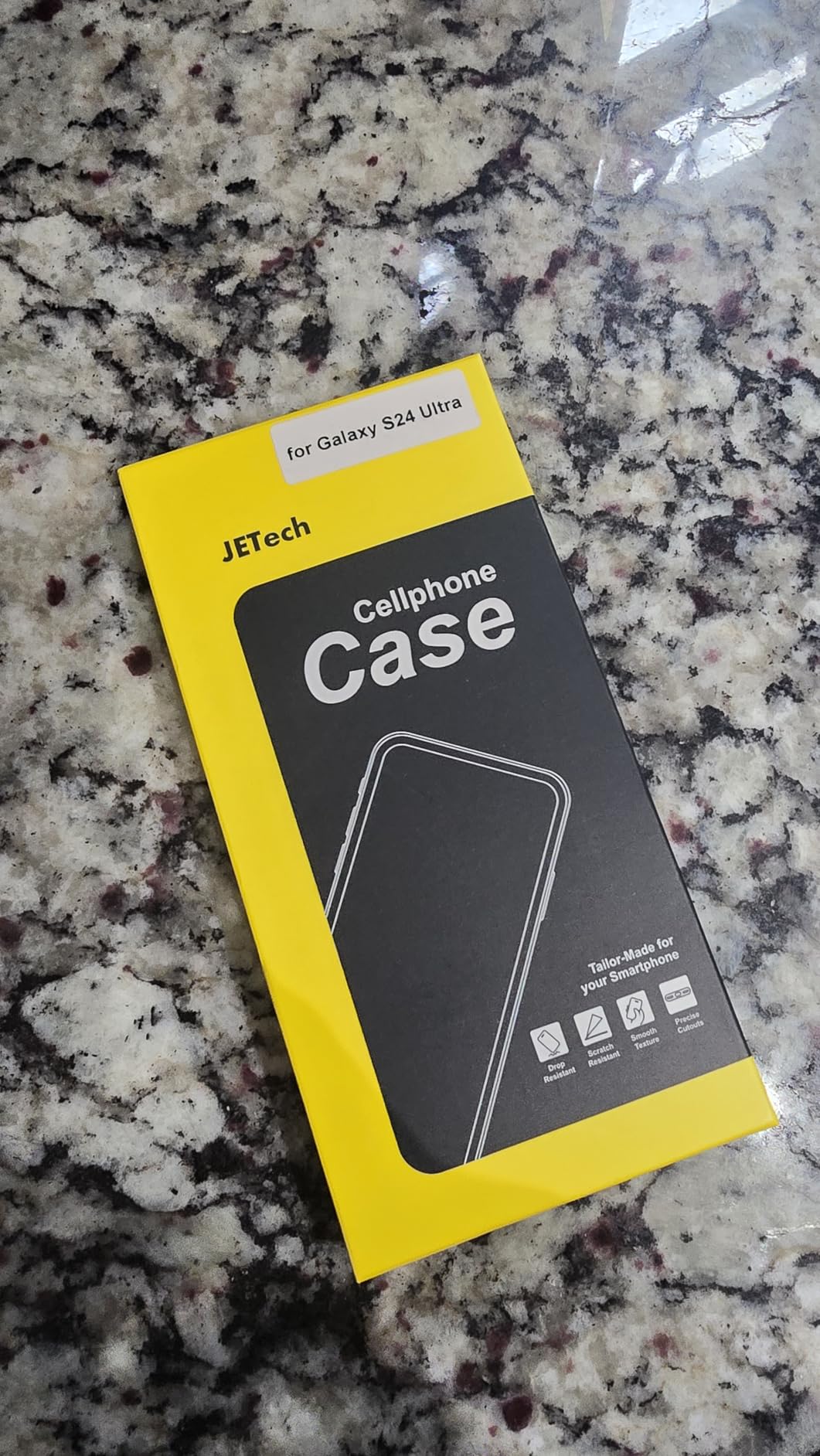 JETech Magnetic Case for Samsung Galaxy S24 Ultra 5G, Compatible with MagSafe, Shockproof Protective Phone Cover, Non-Yellowing Hard Clear PC Back (Clear) - Customer Photo 1