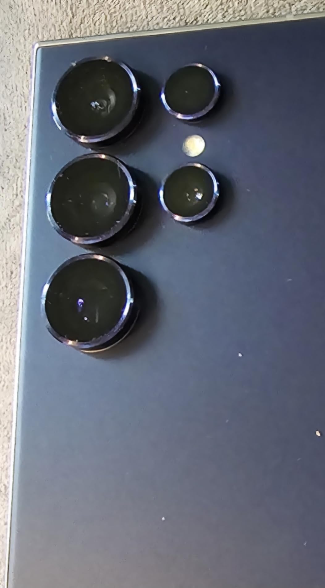 Tensea (3+2PCS for Samsung Galaxy S24 Ultra 5G Camera Lens Protector, 9H Tempered Glass Camera Cover Screen Protector Metal Individual Ring for S24 Ultra 5G 2024 [Installation Tray][Case Friendly] - Customer Photo 1