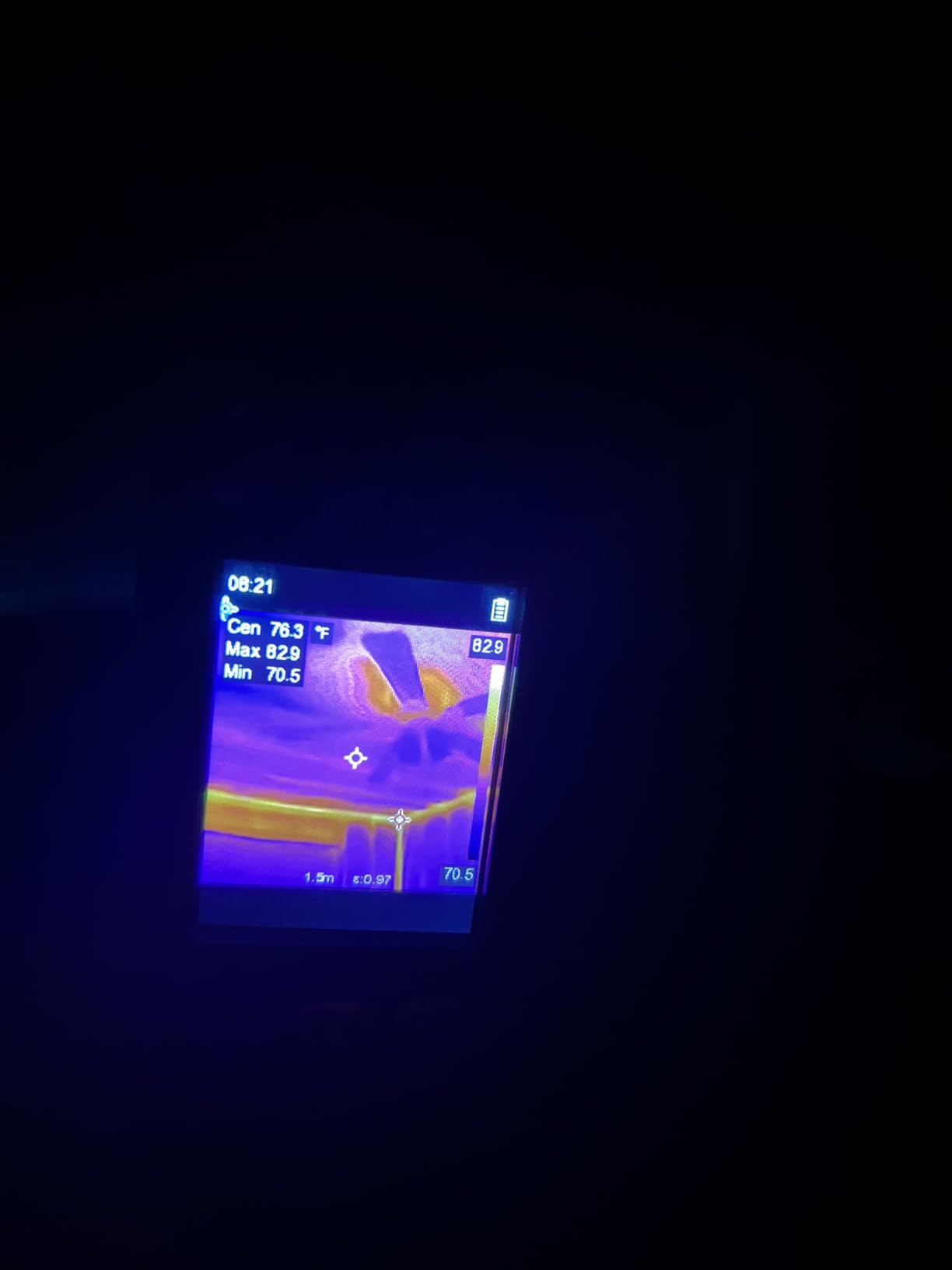 HF96V Thermal Camera with Visual Camera, 240 * 240 Super Resolution, Intelligent Scene Detection, Thermal Imaging Camera with Laser Pointer, 25 Hz, 50° FOV, -4°F to 1022°F, IP54 Infrared Camera - Customer Photo 5