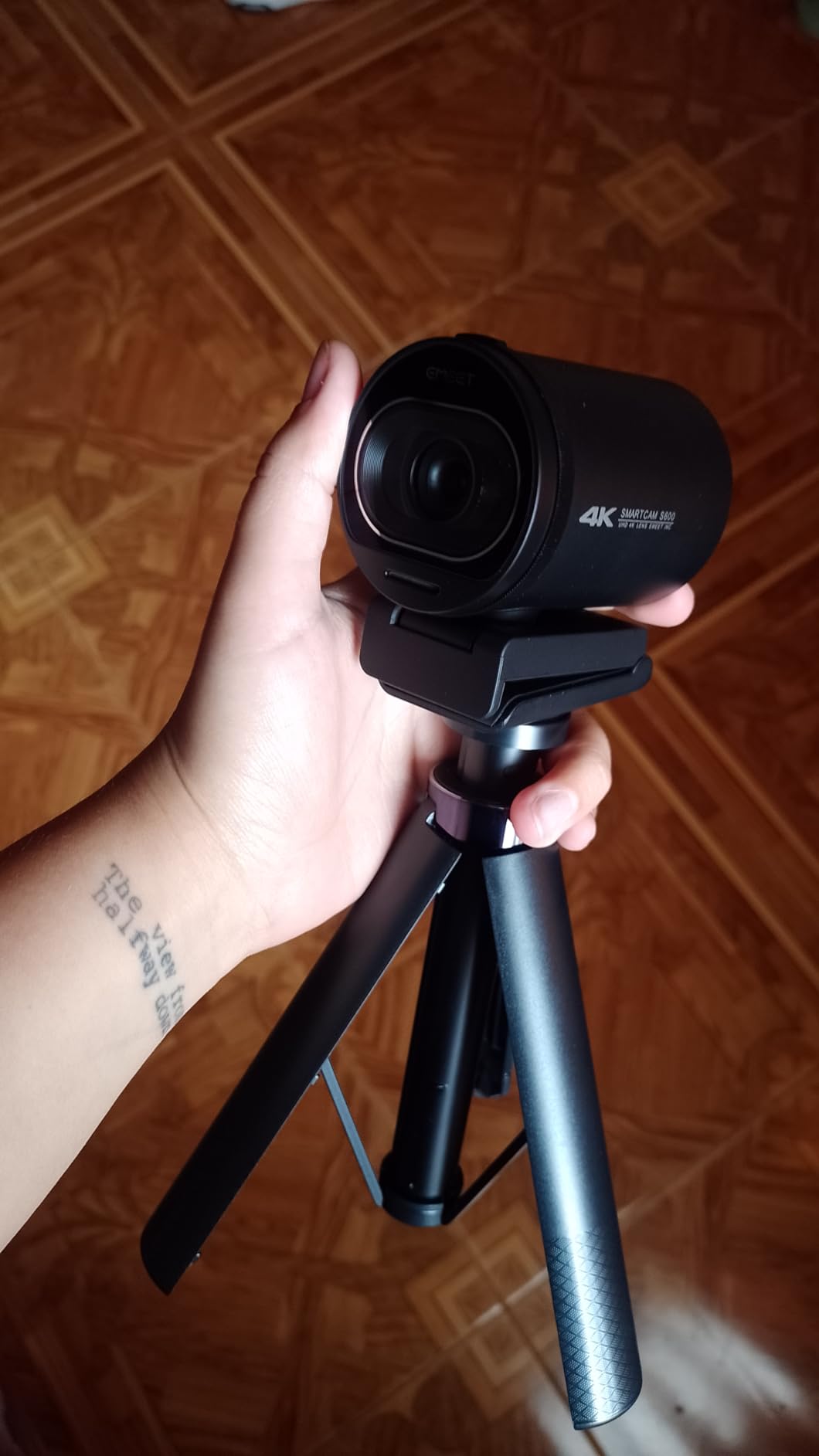 EMEET S600 4K Webcam for Streaming - Sony 1/2.5'' Sensor, PDAF Autofocus, 1080P@60FPS, 2 Noise Reduction Mics, Built-in Privacy Cover, 73° FOV - Customer Photo 2