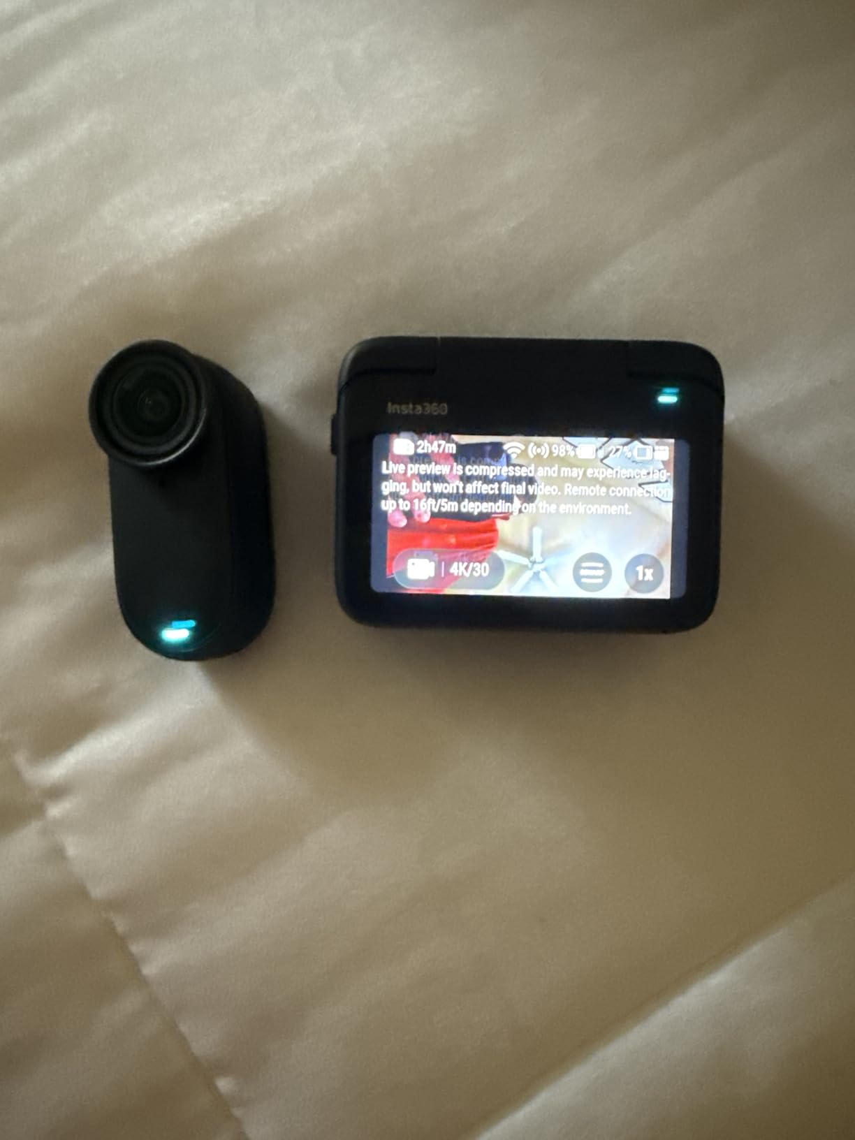 Insta360 GO 3S - 128 GB Black 4K Tiny Portable Vlogging Camera, Hands-Free POVs, Mount Anywhere, Stabilization, 140 Min Battery Life, 10m Waterproof, Pet POV - Customer Photo 2