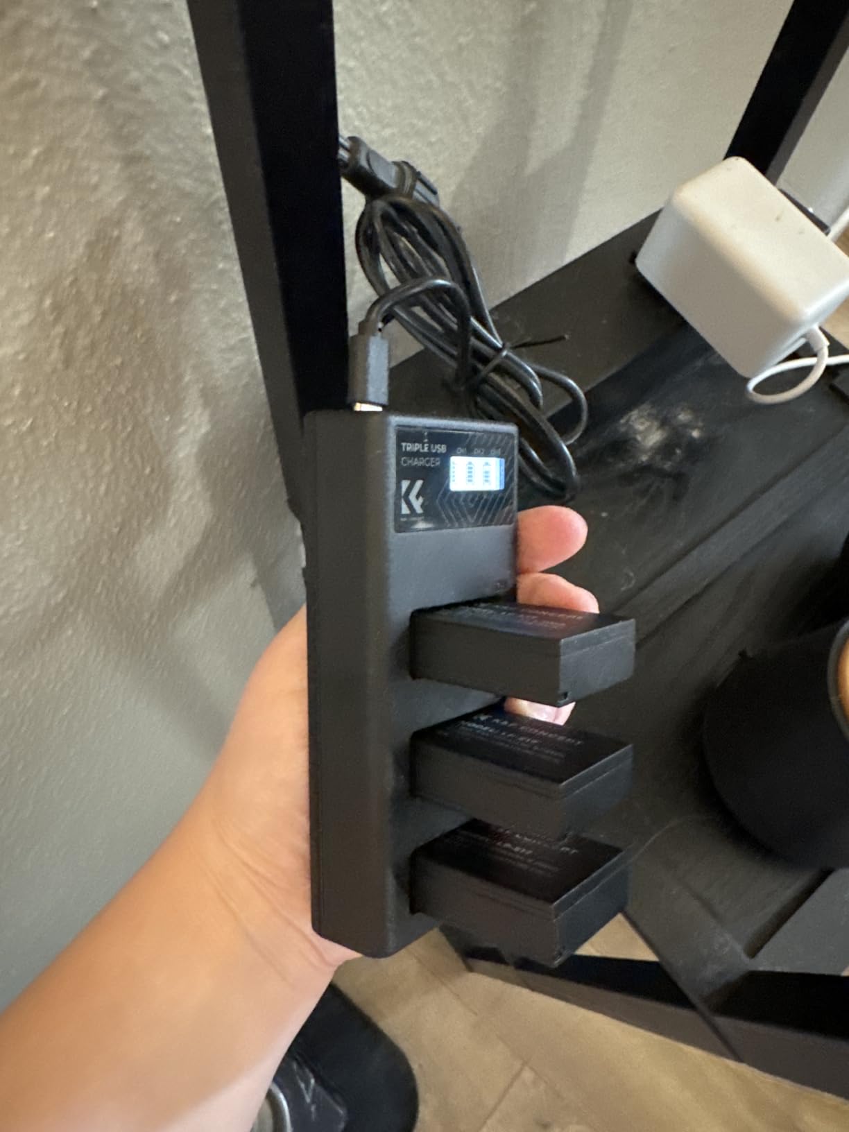 K&F CONCEPT 3-Pack LP-E17 Battery and Upgraded 3-Slot LCD Charger Compatible with Canon EOS R100 R50 RP R10 R8, Rebel T8i T7i T6i T6s SL2 SL3 EOS M3 M5 M6 200D 77D 750D 760D 800D 8000D Camera - Customer Photo 1