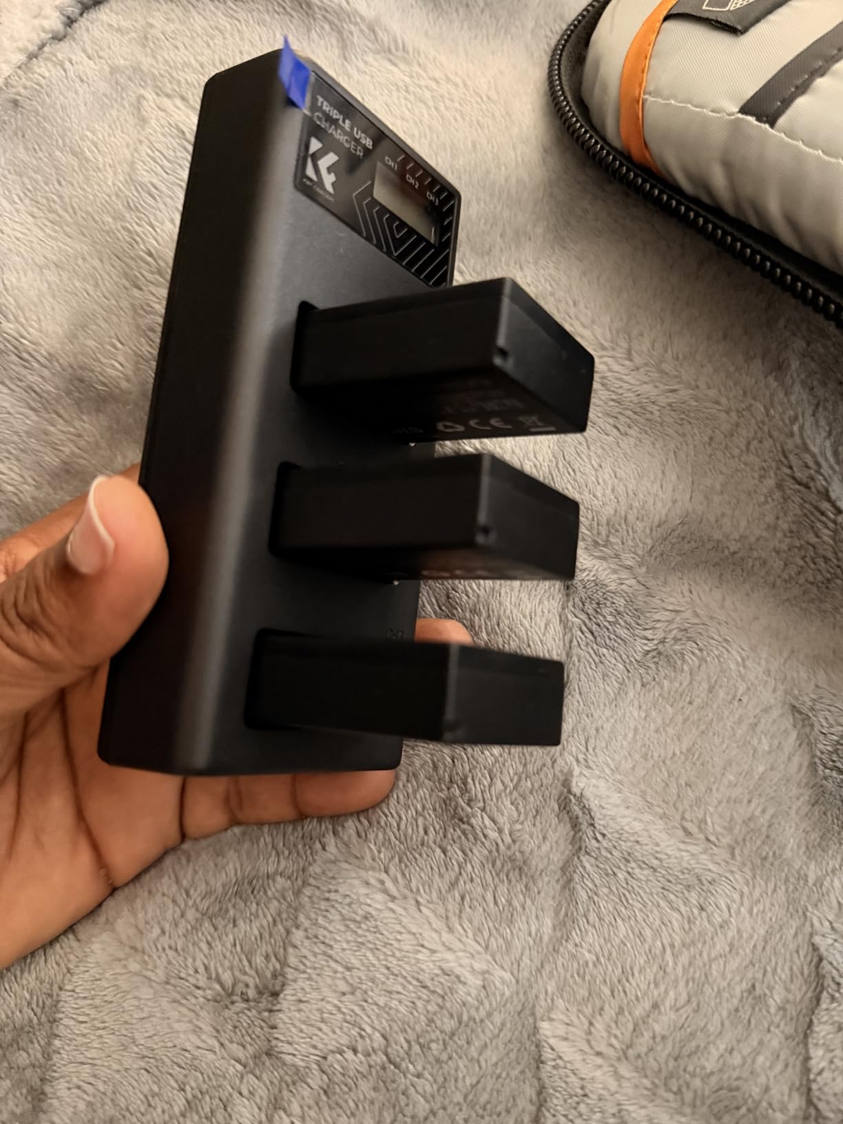 K&F CONCEPT 3-Pack LP-E17 Battery and Upgraded 3-Slot LCD Charger Compatible with Canon EOS R100 R50 RP R10 R8, Rebel T8i T7i T6i T6s SL2 SL3 EOS M3 M5 M6 200D 77D 750D 760D 800D 8000D Camera - Customer Photo 2