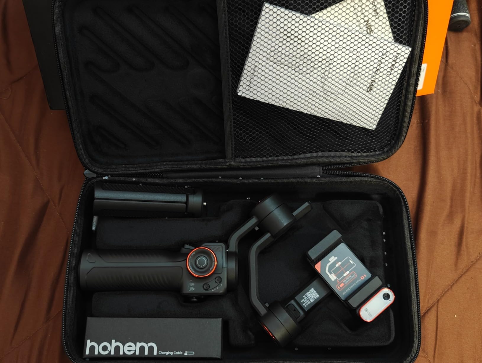 Hohem iSteady M6 Smartphone Gimbal Stabilizer, 3-Axis Phone Gimbal for iPhone & Android, 360°Infinite Rotation, 0.91″ OLED Display, Phone Stabilizer for Video Recording, YouTube TikTok Customer Review Hohem iSteady M6 Smartphone Gimbal Stabilizer, 3-Axis Phone Gimbal for iPhone & Android, 360°Infinite Rotation, 0.91″ OLED Display, Phone Stabilizer for Video Recording, YouTube TikTok - Customer Photo 1