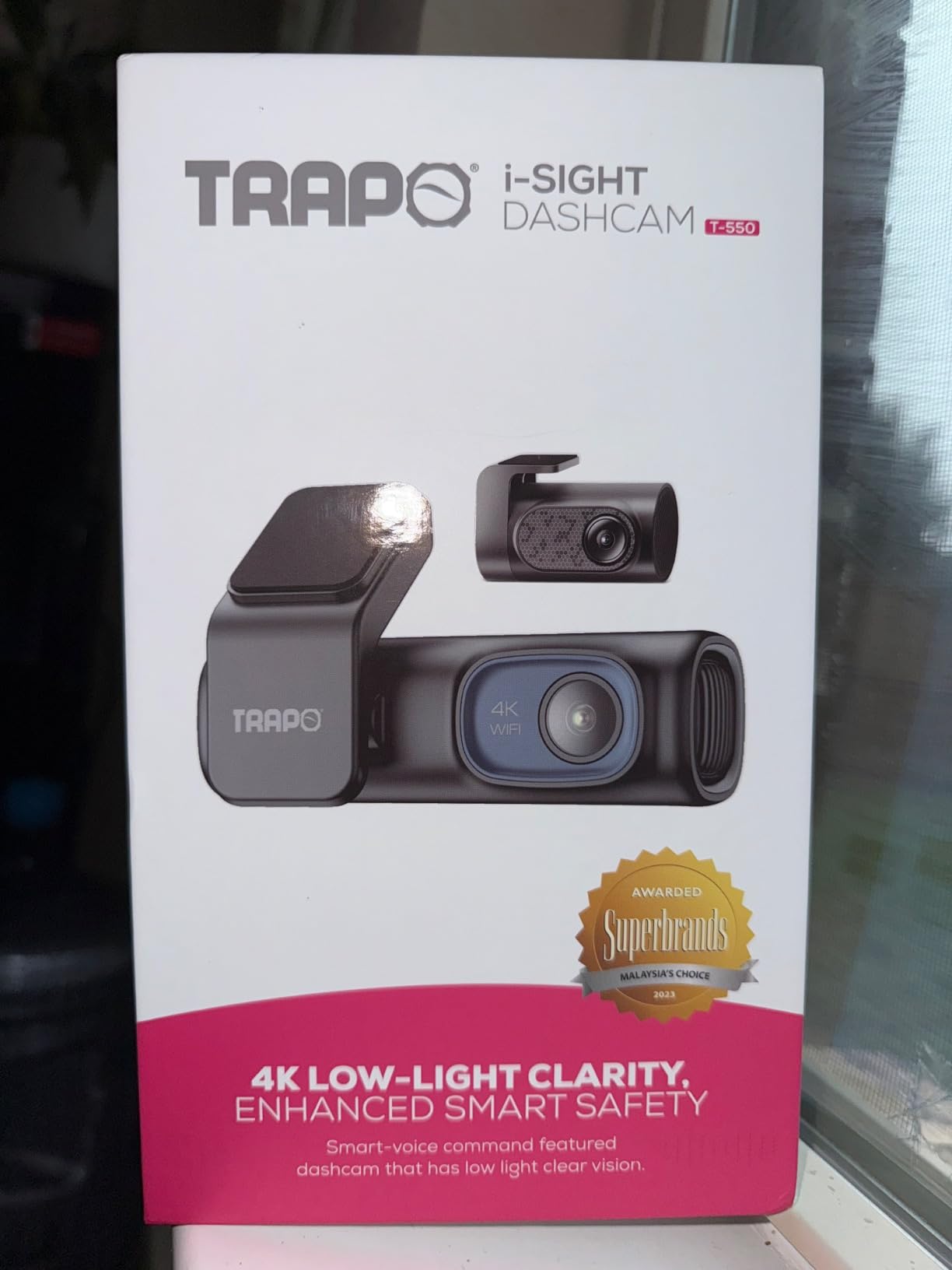 TRAPO I-Sight T550 4K & 1080p Dash Cam Front and Camera with Built-in WiFi GPS, Smart Voice Control & Durable for Cold and Heat Resistant, App Access with Easy Transmission, 24/7 Parking Protection - Customer Photo 1