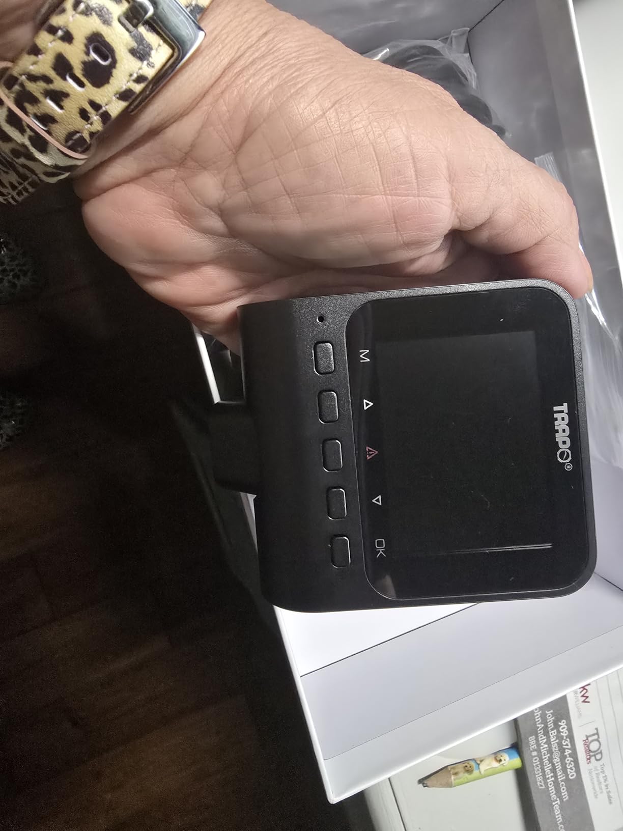 TRAPO I-Sight T550 4K & 1080p Dash Cam Front and Camera with Built-in WiFi GPS, Smart Voice Control & Durable for Cold and Heat Resistant, App Access with Easy Transmission, 24/7 Parking Protection - Customer Photo 2