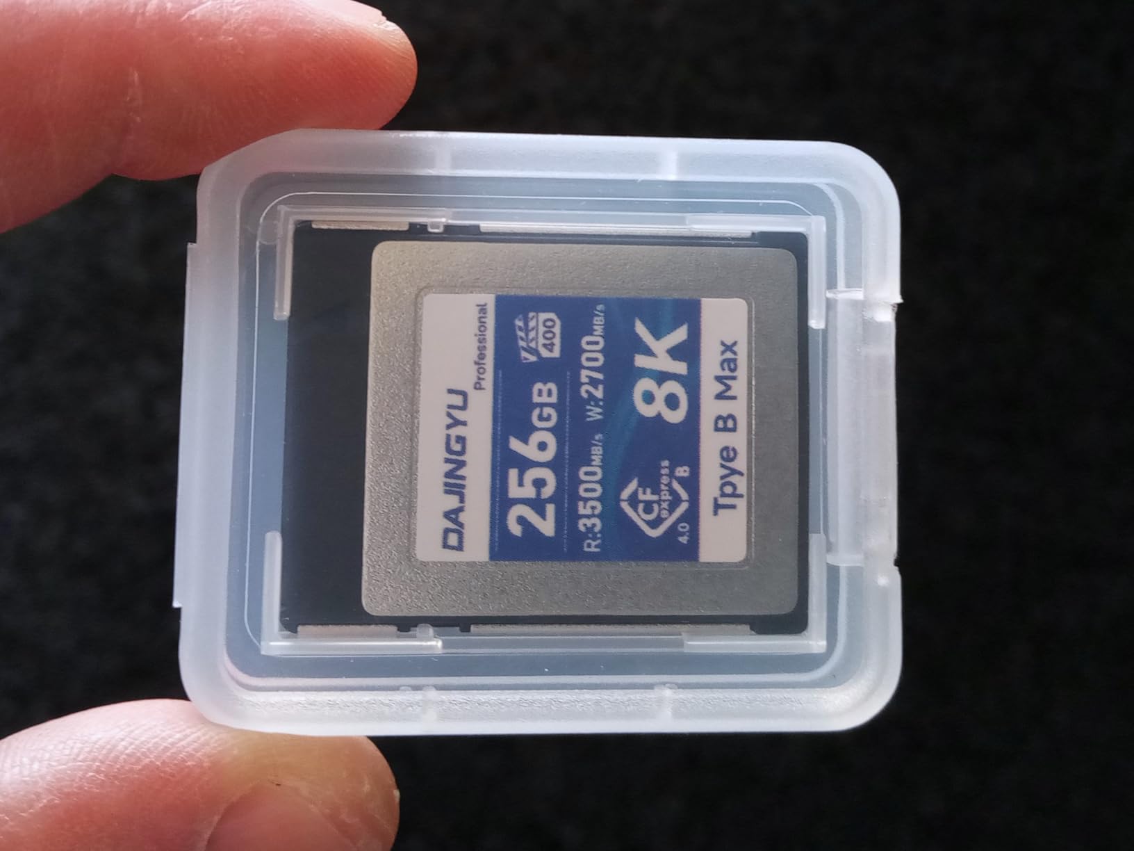 512GB CFexpress Type B 4.0 Memory Card, Write 3500MB Read 3400MB/s 8K RAW Recording for Photographers, Videographers, VPG400 Compatible with Nikon Canon Cameras - Customer Photo 2