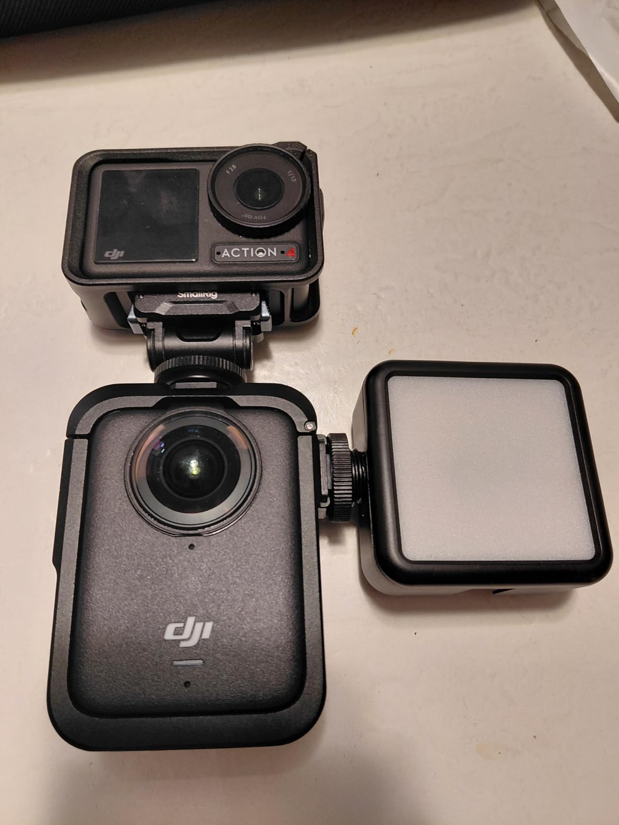 DJI Osmo 360 Camera, Waterproof 360° Action Camera with 1-Inch 360° Imaging, Native 8K 360° Video, 105GB Built-in Storage, 120MP 360° Photo, 100-Min 8K Recording, Action Camera for Sports - Customer Photo 1