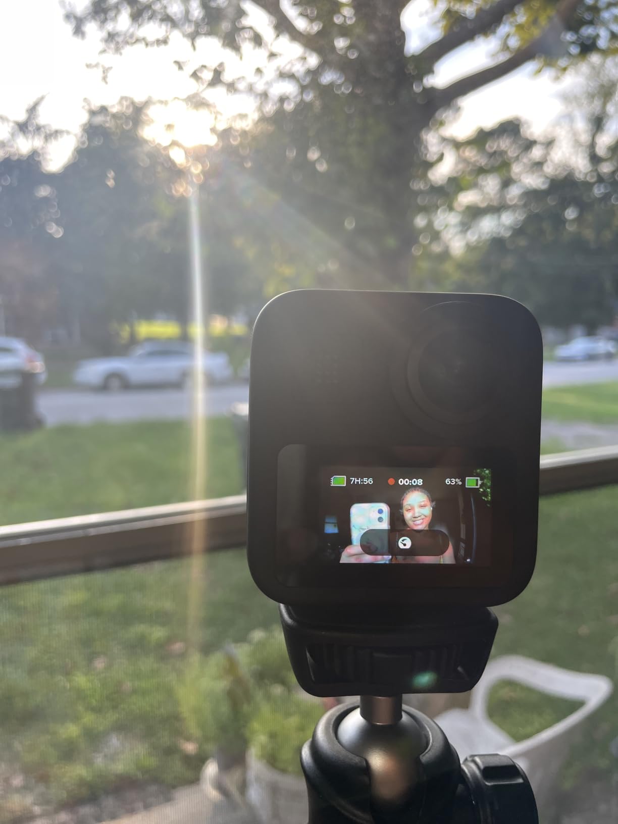 GoPro MAX — Waterproof 360 + Traditional Action Camera with Touch Screen Spherical 5.6K30 HD Video 16.6MP 360 Photos 1080p Live Streaming Stabilization - Customer Photo 1