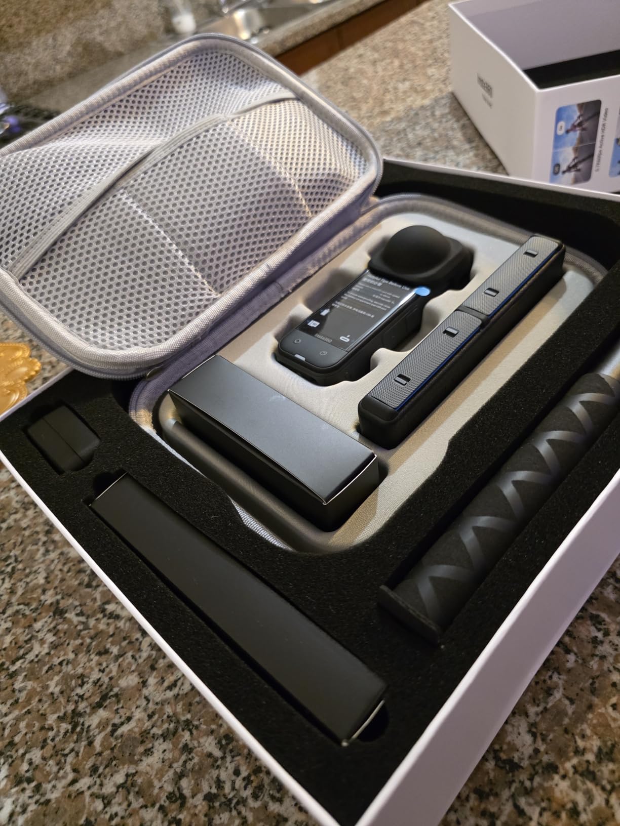 Insta360 X5 - Waterproof 8K 360° Action Camera, Leading Low Light, Invisible Selfie Stick Effect, Rugged and Replaceable Lens, 3-Hour Battery, Built-in Wind Guard, Stabilization, Triple AI Chip Design - Customer Photo 2