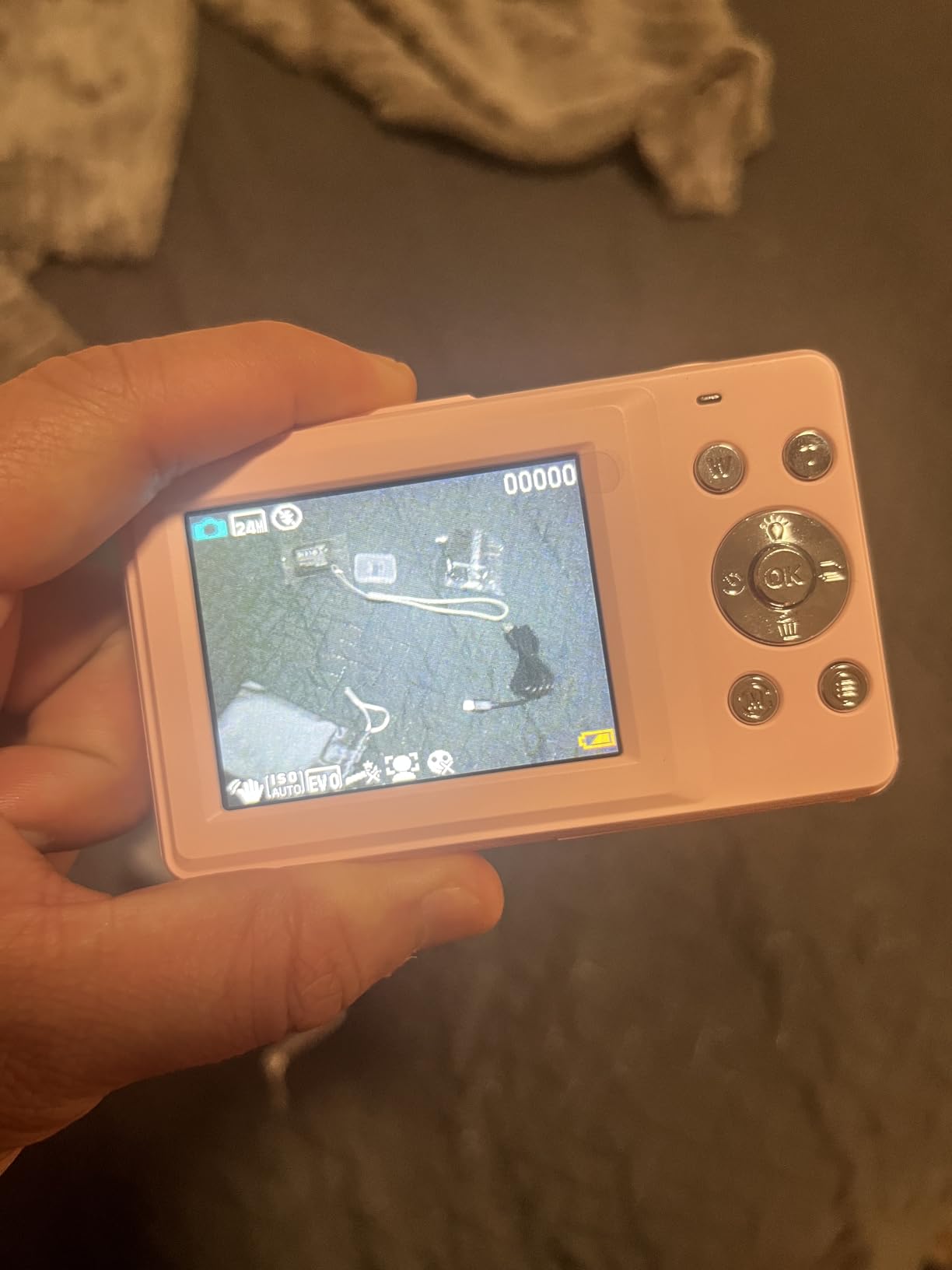 Digital Camera, FHD 1080P Point and Shoot Camera with 16X Zoom Anti Shake, Compact Small Portable for Boy Girls(Deep Black) - Customer Photo 1