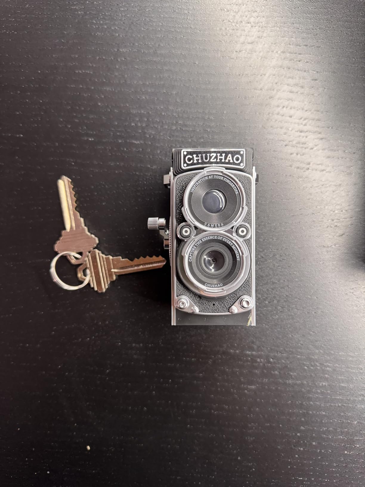 CHUZHAO Digital Camera Retro, Portable TLR Style Twin-Lens Vintage Camera, 12MP Autofocus 1080P FHD Point and Shoot Pocket Vlogging Retro Digital Cameras with16 GB Card for Beginners Teens Boys Girls - Customer Photo 1