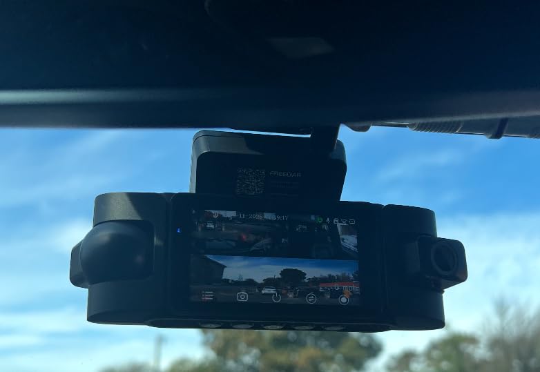 4K 360° Dash Cam, 4-Channel Dash Camera for Cars, Full Coverage Front Rear Left Right Inside with GPS, 5.8GHz Wi-Fi & App, Night Vision, Voice Control, 24H Parking Mode, 128GB Card Included - Customer Photo 2