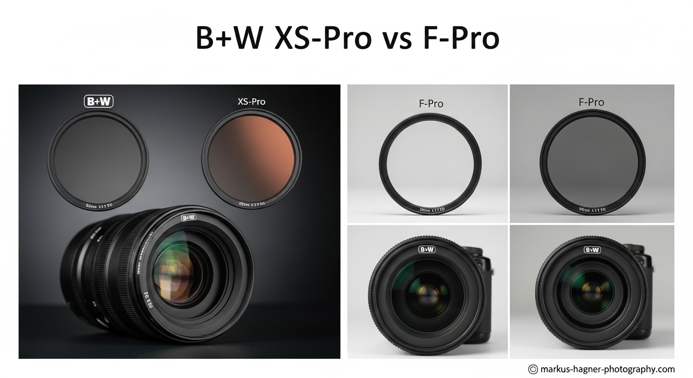 B+W XS-Pro vs F-Pro