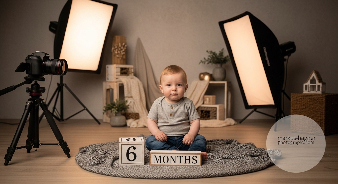 Baby Boy Milestone Photoshoot Tips