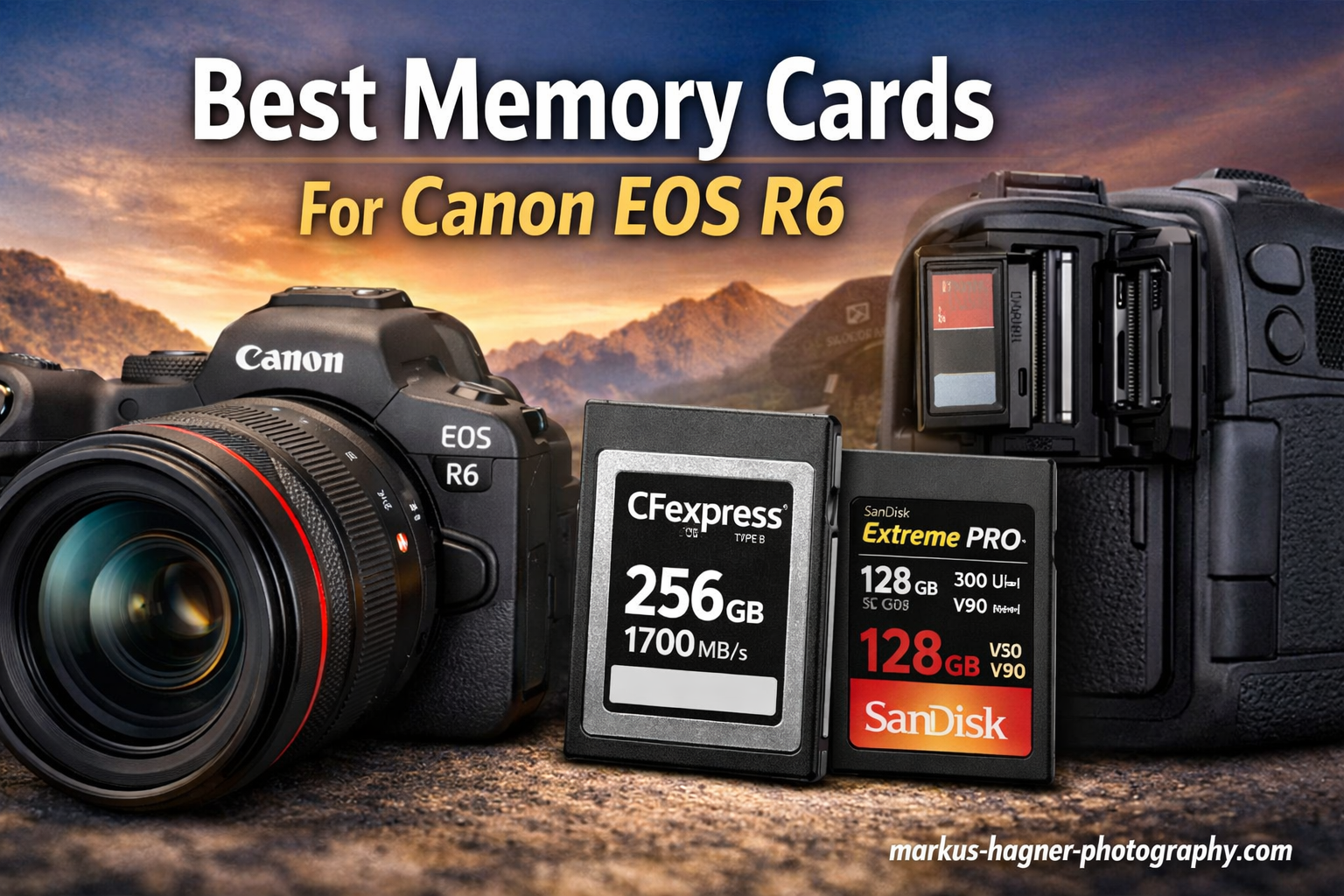 Best Memory Cards For Canon EOS R6